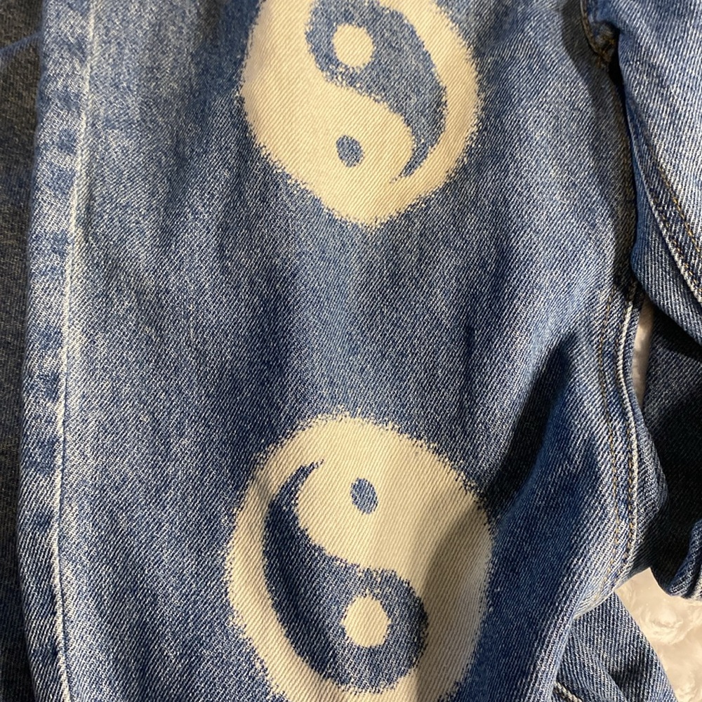 PACSUN ying n yang 90s boyfriend jeans size 26 - Picture 7 of 9